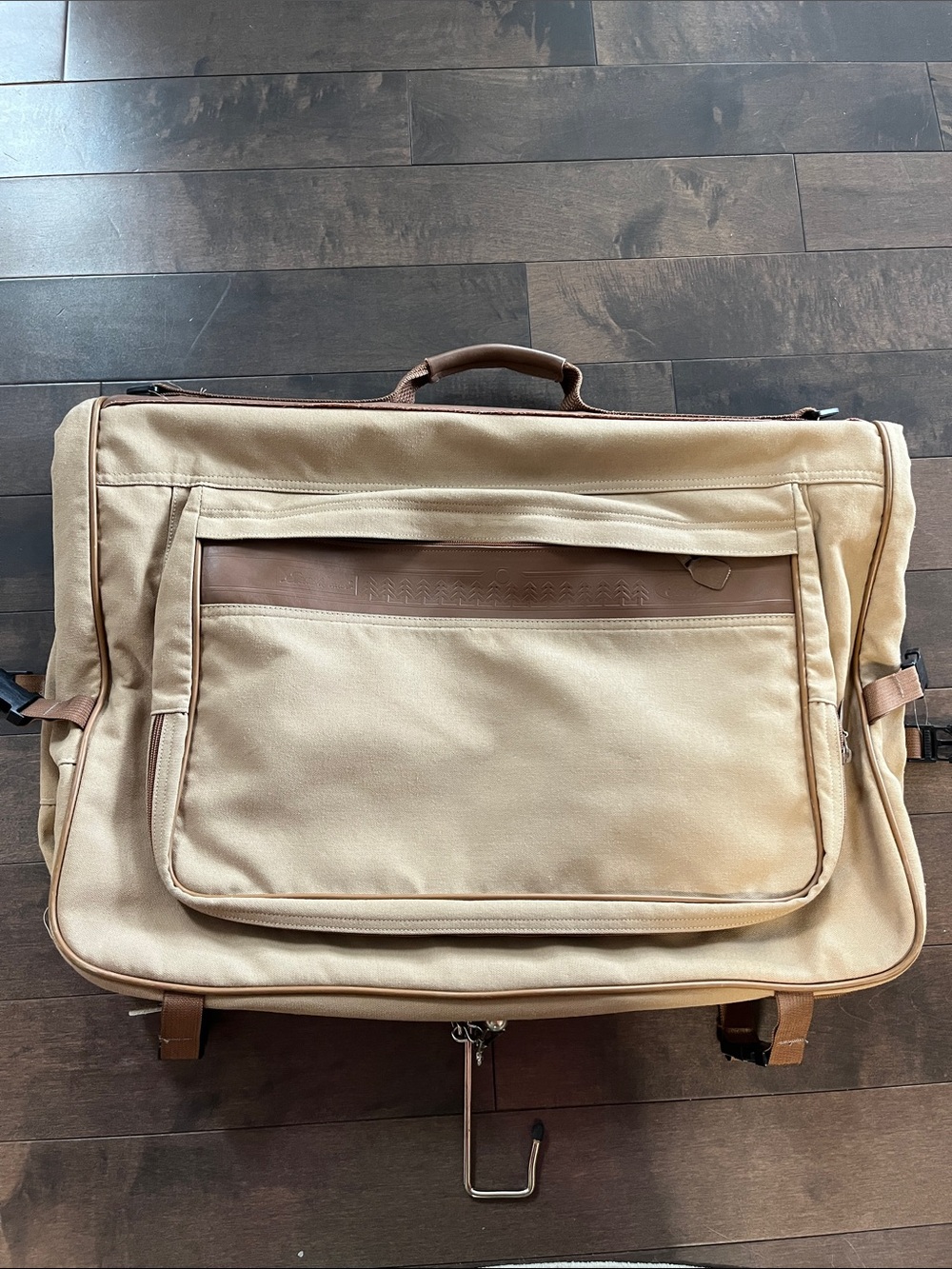 Eddie Bauer Ford Canvas Garment Bag Vintage